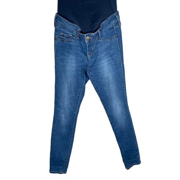 Old Navy 4 Small Maternity Jeans Jegging Full Panel Pregnancy Pants Skinny Leg 4 - Picture 7 of 10